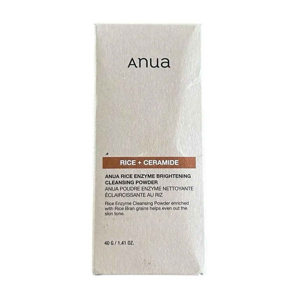 Anua RICE + CERAMIDE ENZYME BRIGHTENING CLEANSING‎ POWDER 1.41 OZ. New Open Box